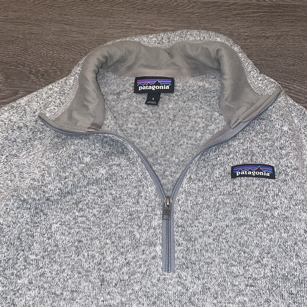 Women's Better Sweater® 1/4-Zip Fleece Size S - Picture 2 of 5